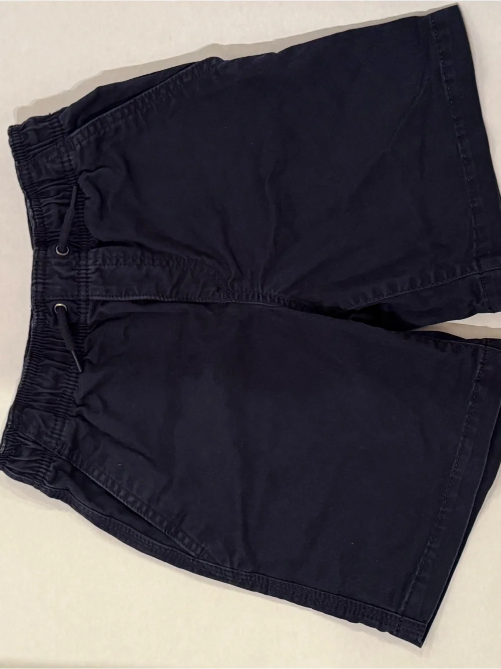 Gap Kids Elastic Waist Cotton Shorts - Tan and Navy size M/8, 2-pair bundle